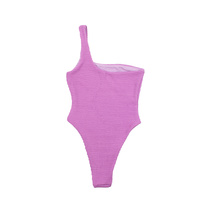 #DaniellexJacks Women's Karissa One Piece Swimsuit-Purple ( Crinkle Fabric)
