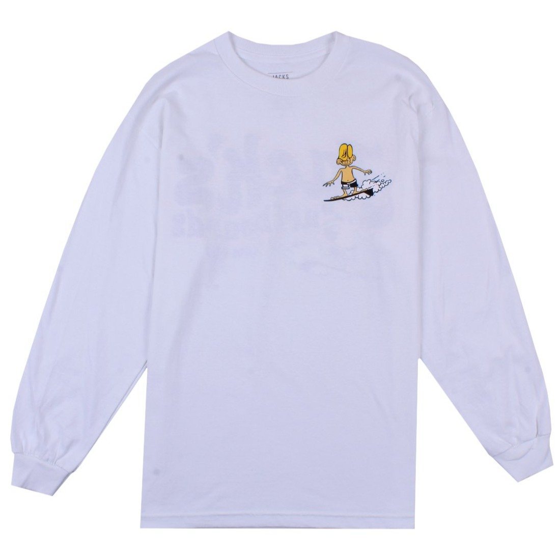 Jack's Surfboards Men's Keep On Surfin Long Sleeve Tee - White