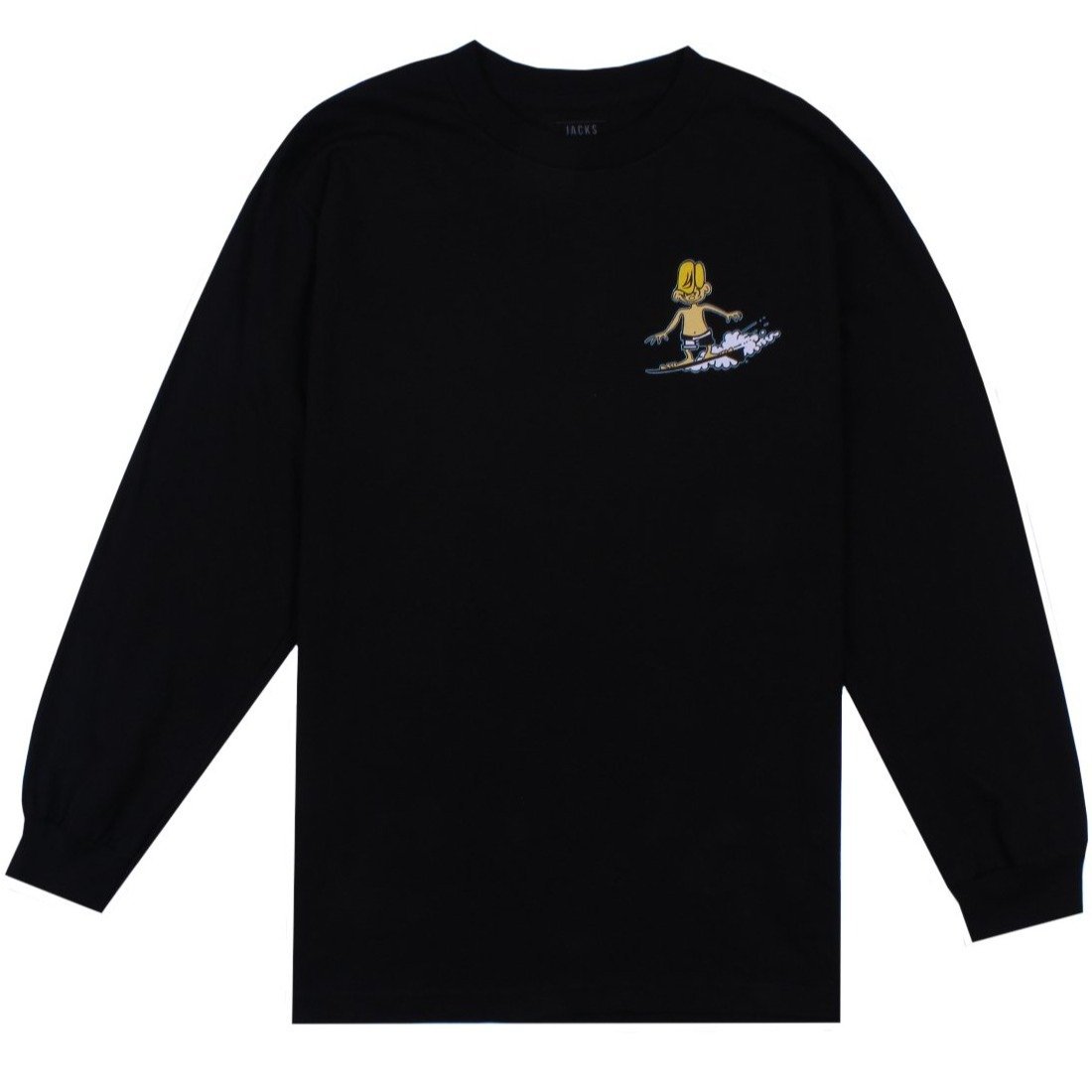 Jack's Surfboards Men's Keep On Surfin Long Sleeve Tee - Black