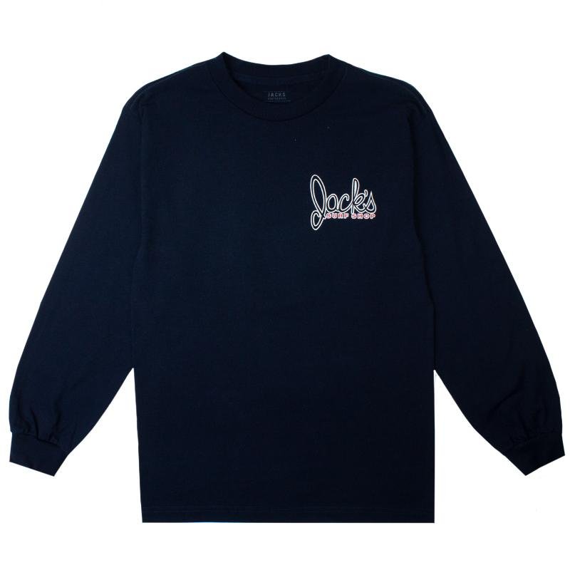 Jack's Surfboards Little Dude Classic Long Sleeve Tee - Navy