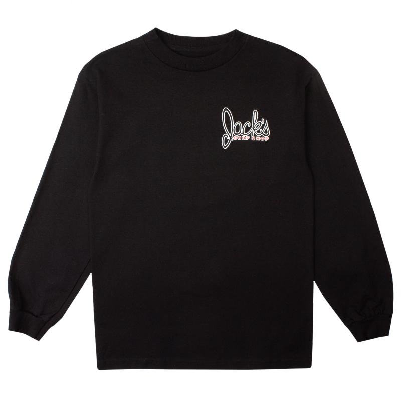 Jack's Surfboards Little Dude Classic Long Sleeve Tee - Black