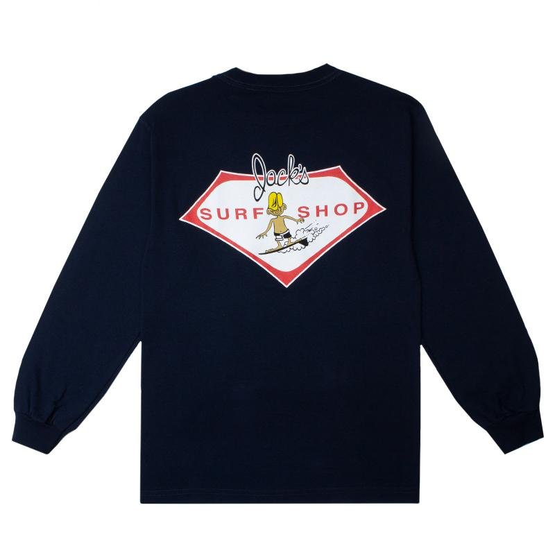 Jack's Surfboards Little Dude Classic Long Sleeve Tee - Navy