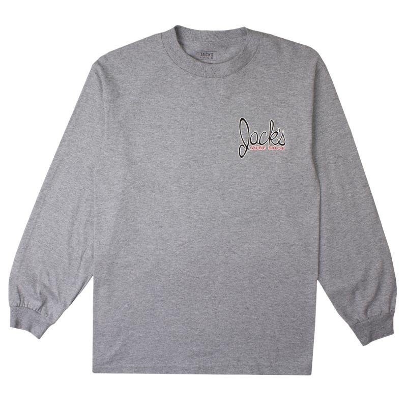 Jack's Surfboards Little Dude Classic Long Sleeve Tee - Athletic Heather Grey