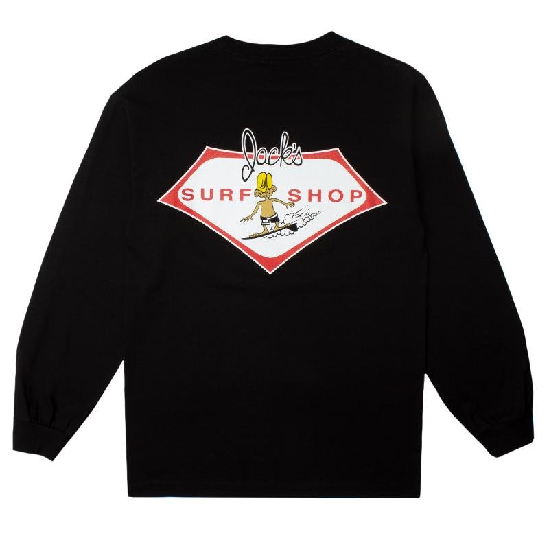 Jack's Surfboards Little Dude Classic Long Sleeve Tee - Black