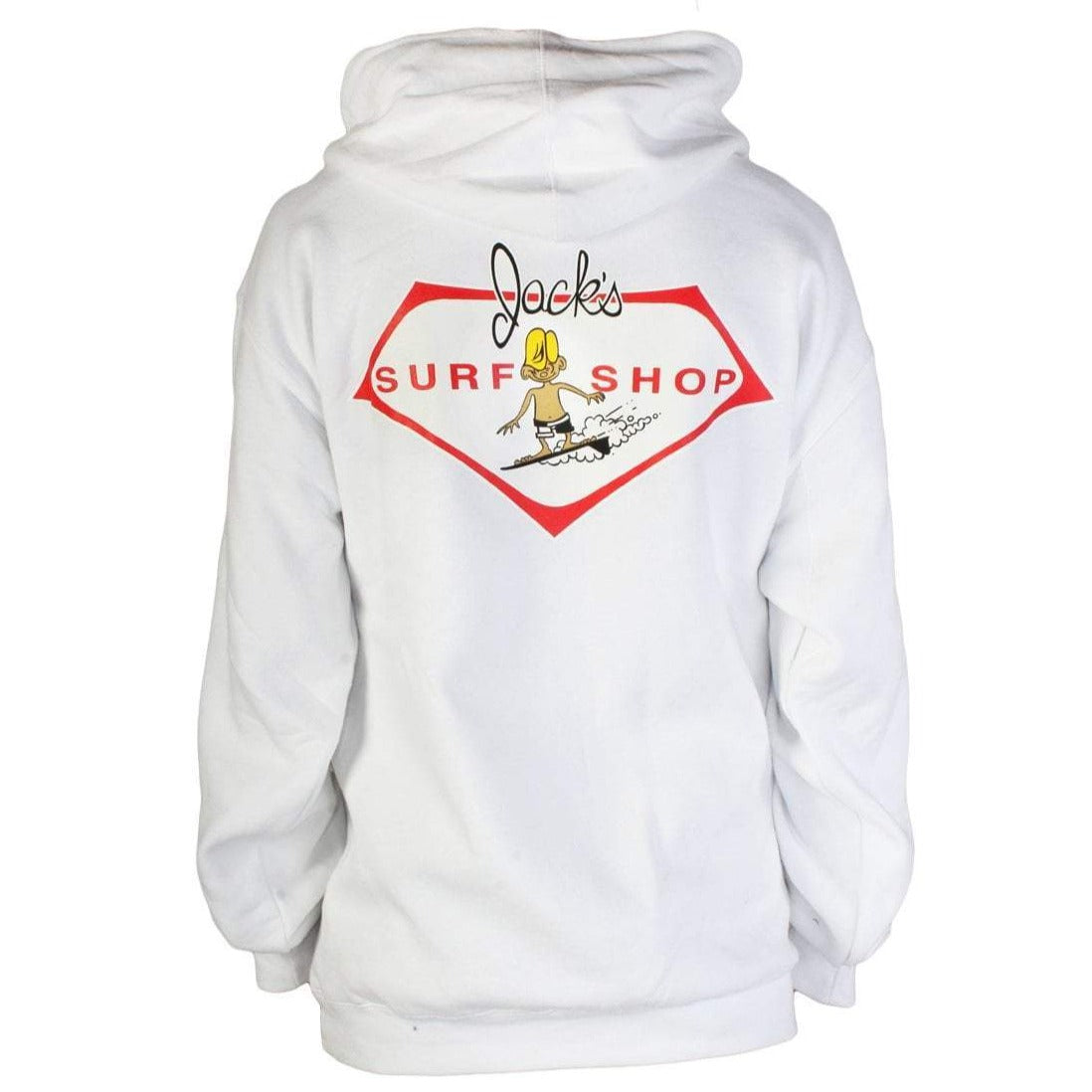 Little Dude Pullover Hoodie - Jack's Surfboards - White