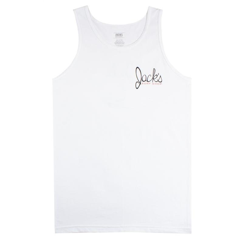 Jack's Surfboards Men's Little Dude Tank Top - White