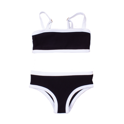 Maya Bikini Set-Black/White