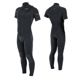 Men's Manera Seafarer Hybrid Chest Zip 2/2mm Short Arm Long Leg - Anthracite 