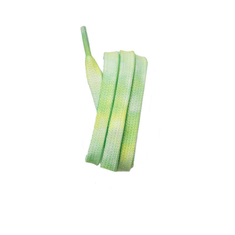 Ombre Shoe Laces-Green/White/Yellow