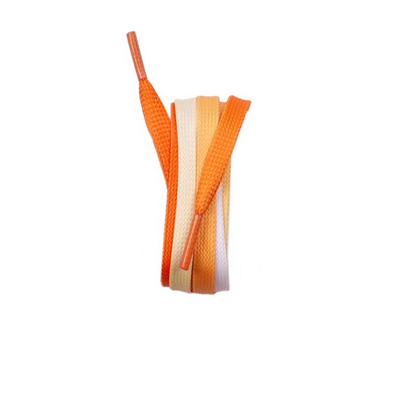 Ombre Shoe Laces-Orange/Yellow/White