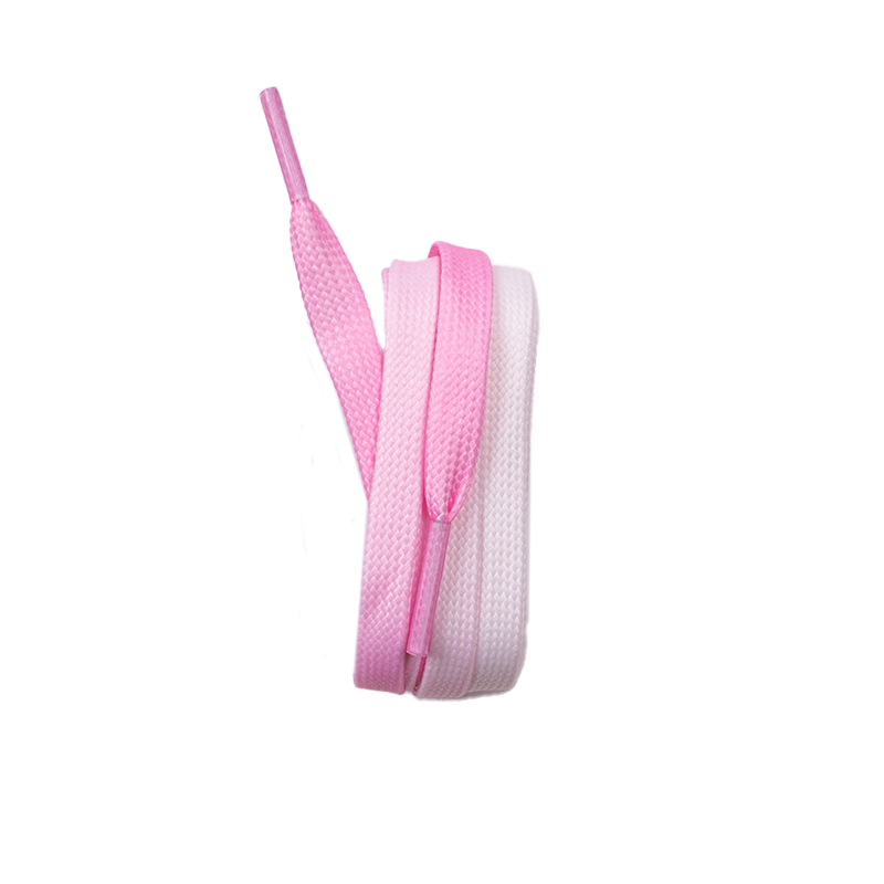 Ombre Shoe Laces-Pink/White