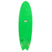 7'0 Ranchero Fish Twin Fin Surfboard-Black/Green