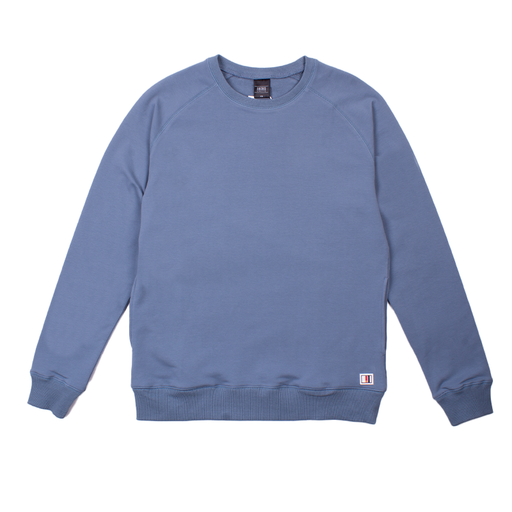 Regis Crew Neck Sweatshirt-Blue