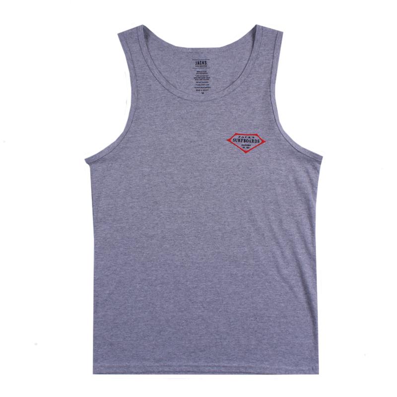 Retro Lam Tank Top - Heather Grey