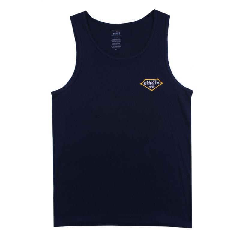 Retro Lam Tank Top - Navy