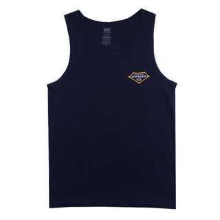 Retro Lam Tank Top - Navy