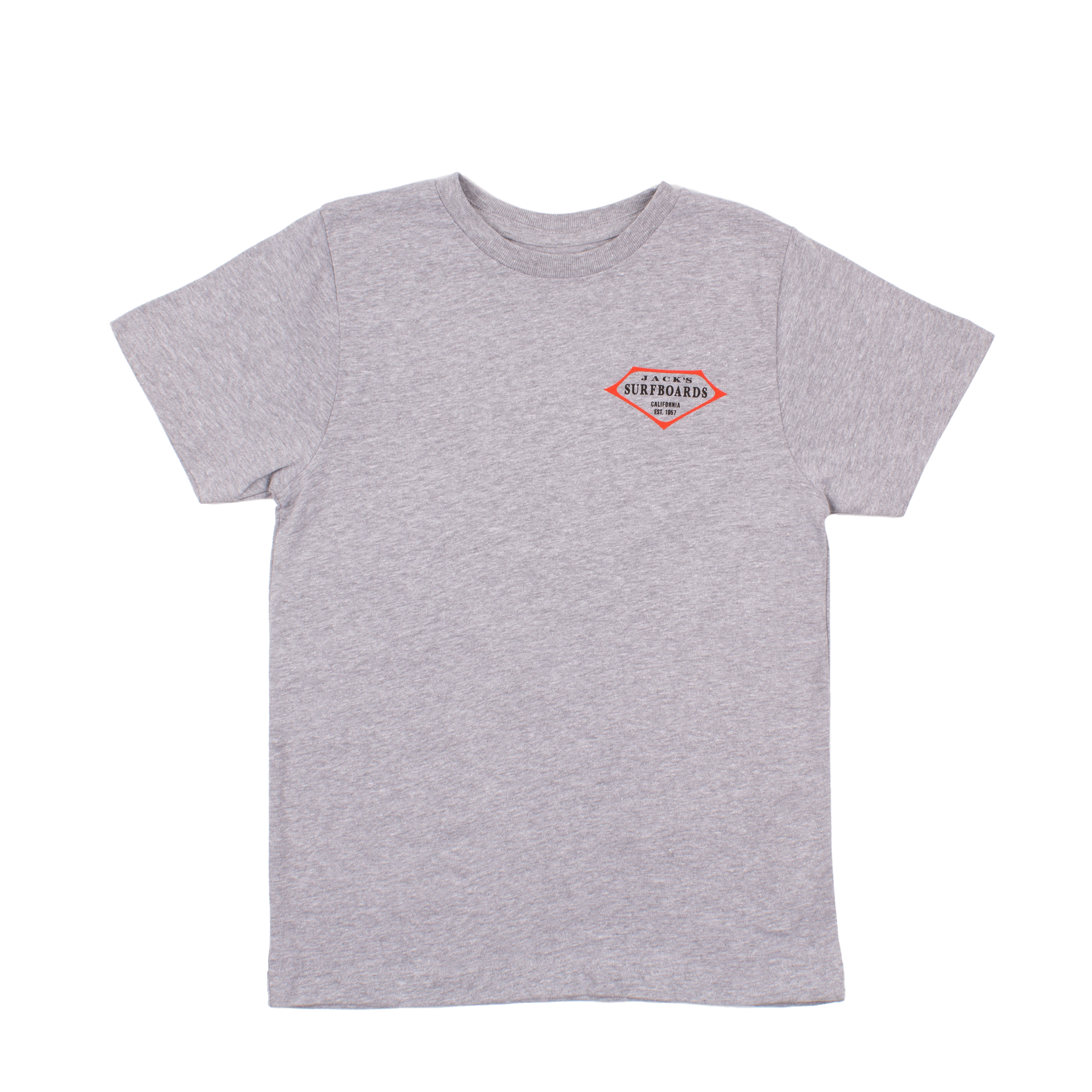 Boy's (8-16) Retro Lam S/S T-Shirt-Heather Grey