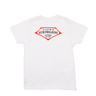 Boy's (8-16) Retro Lam S/S T-Shirt-White
