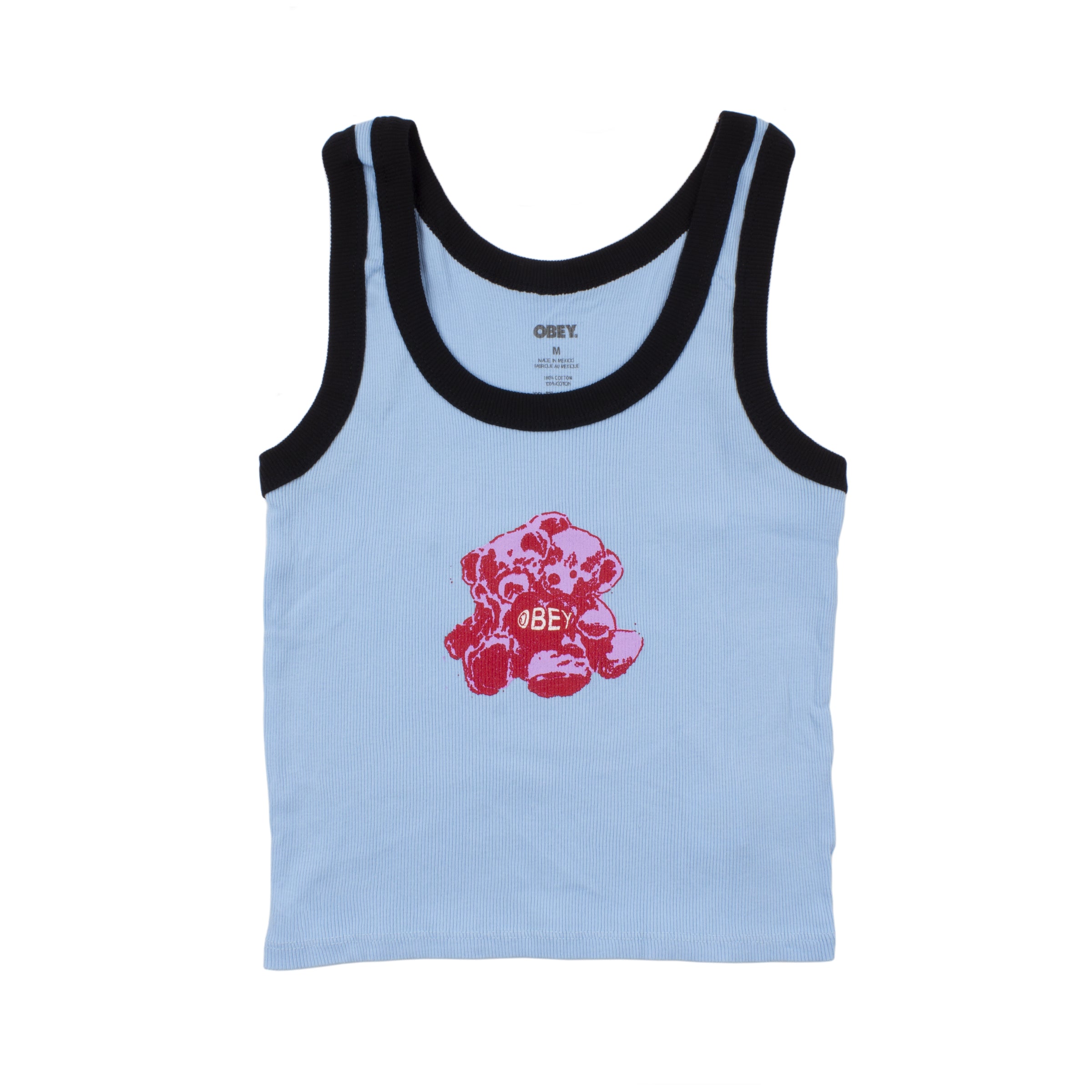 Obey Bear Hug Cropped Chloe Fitted S/S T-Shirt