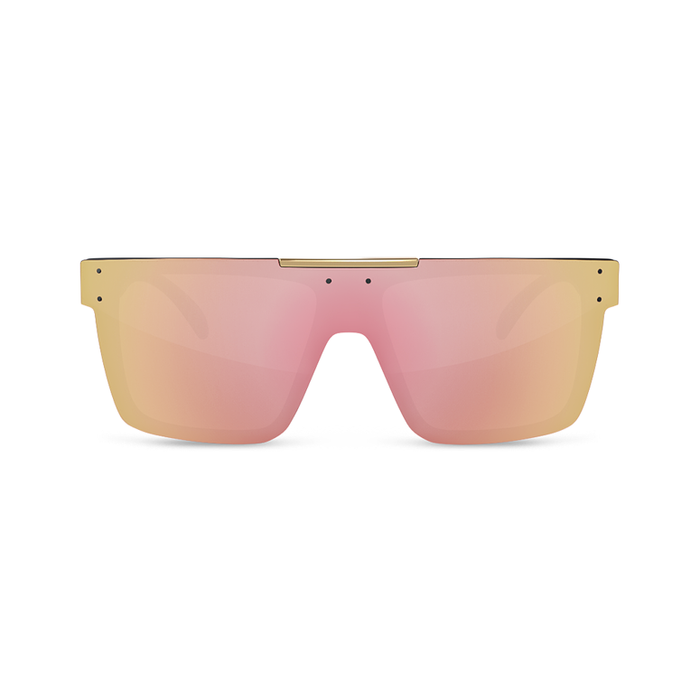 Quatro Sunglasses in Rose Gold