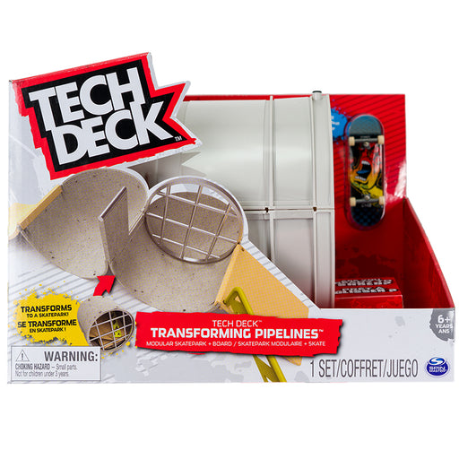 Tech Deck, Transforming Pipelines, Modular Skatepark Playset and Exclusive Fingerboard