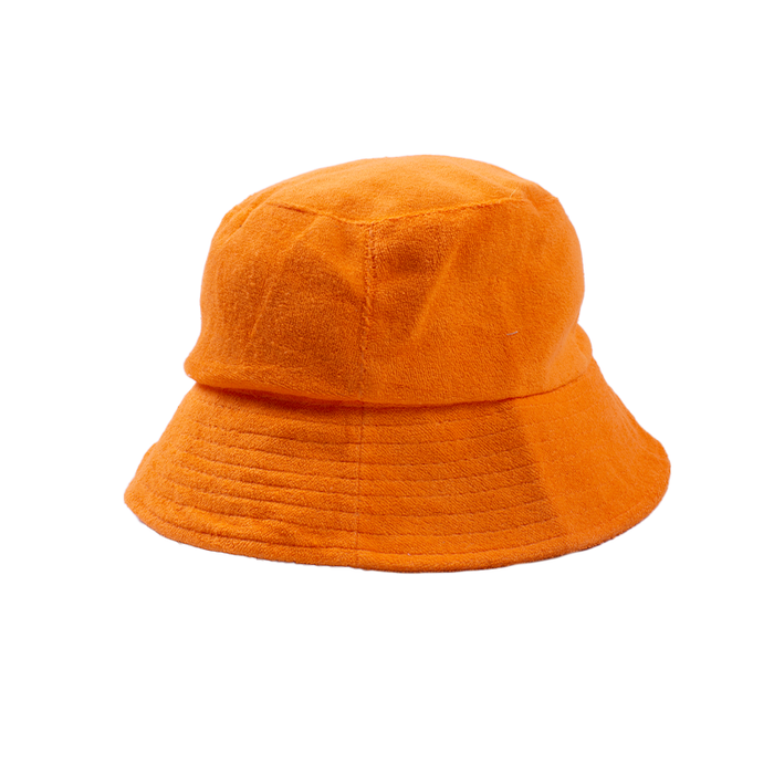 Terry Bucket Hat-Orange