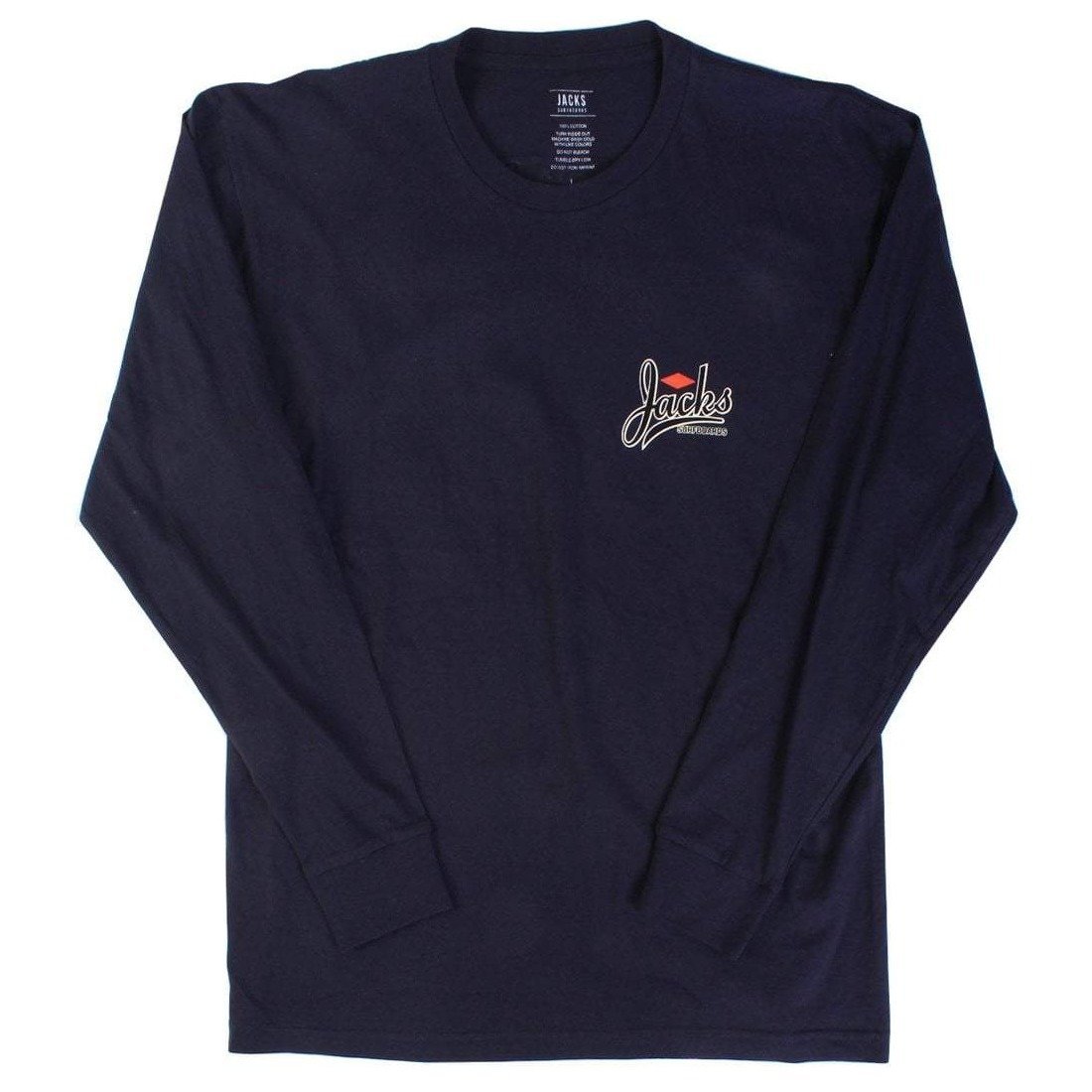 Jack's Surfboards Men's Trenton Long Sleeve Tee - Navy