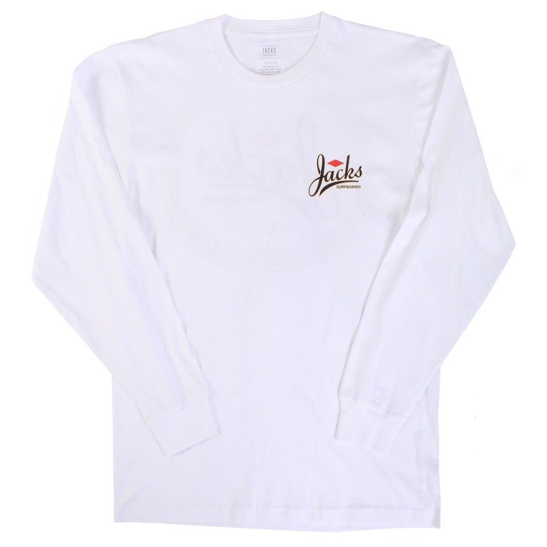 Jack's Surfboards Men's Trenton Long Sleeve Tee - White