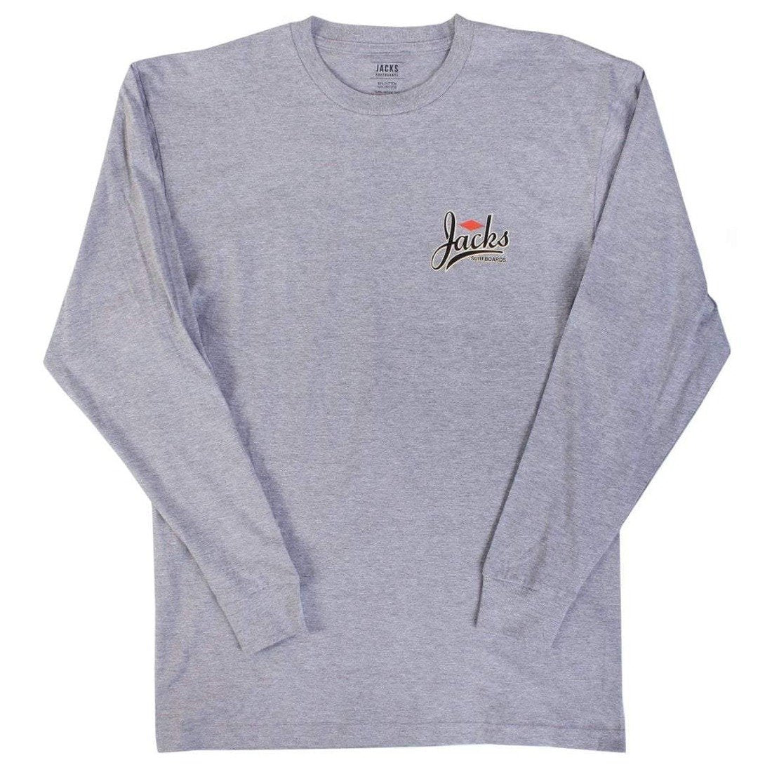 Jack's Surfboards Men's Trenton Long Sleeve Tee - Heather Grey