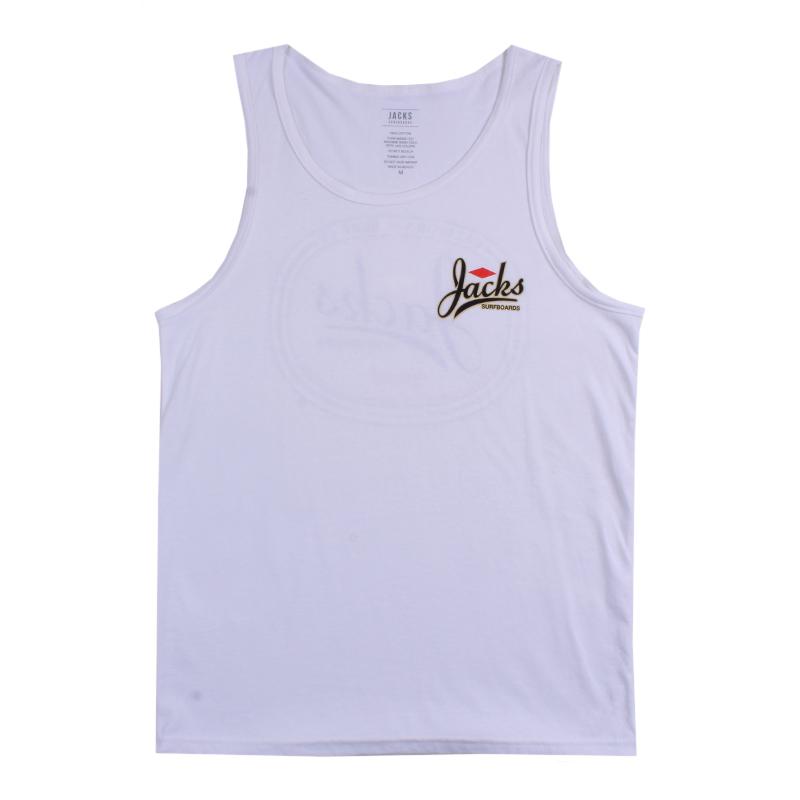 Jacks Surfboard Men's Trenton Tank Top - White