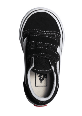 Toddlers Old Skool Velcro Shoe - Black