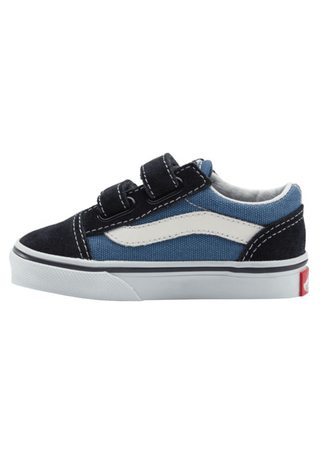 Toddlers Old Skool Velcro Shoe - Navy