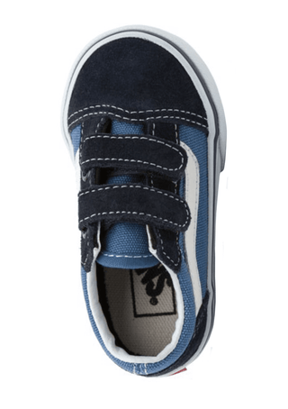 Toddlers Old Skool Velcro Shoe - Navy