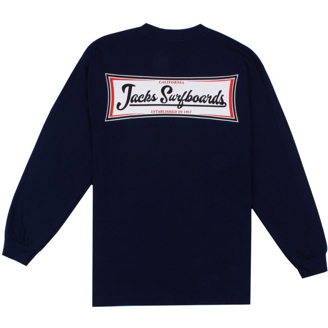 Jack's Surfboards Men's Vista Long Sleeve T-shirt - Navy