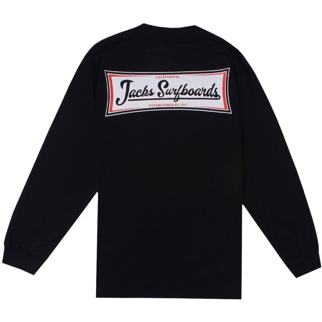 Jack's Surfboards Men's Vista Long Sleeve T-shirt - Black