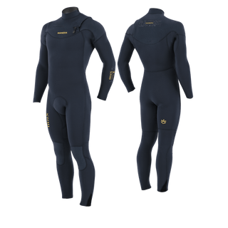 Men's Manera Meteor X10D 5/4/3mm Chest Zip Fullsuit - Black 