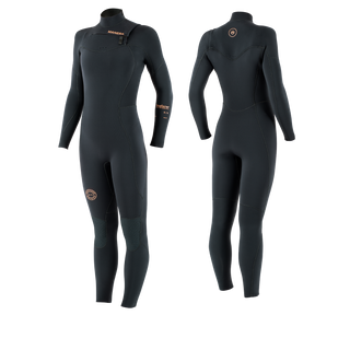 Women's Manera Seafarer 5/3mm Chest Zip Fullsuit Wetsuit - Anthracite 