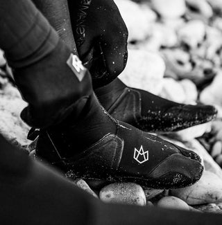 Manera X10D Split Toe 3mm Surf Booties - Black 